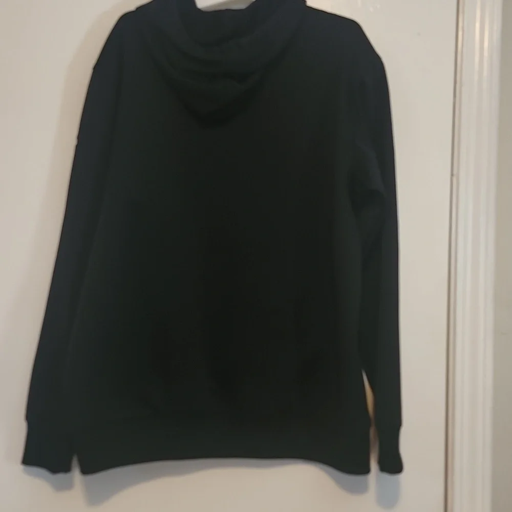 Adidas Black and Blue Basketball Hoodie